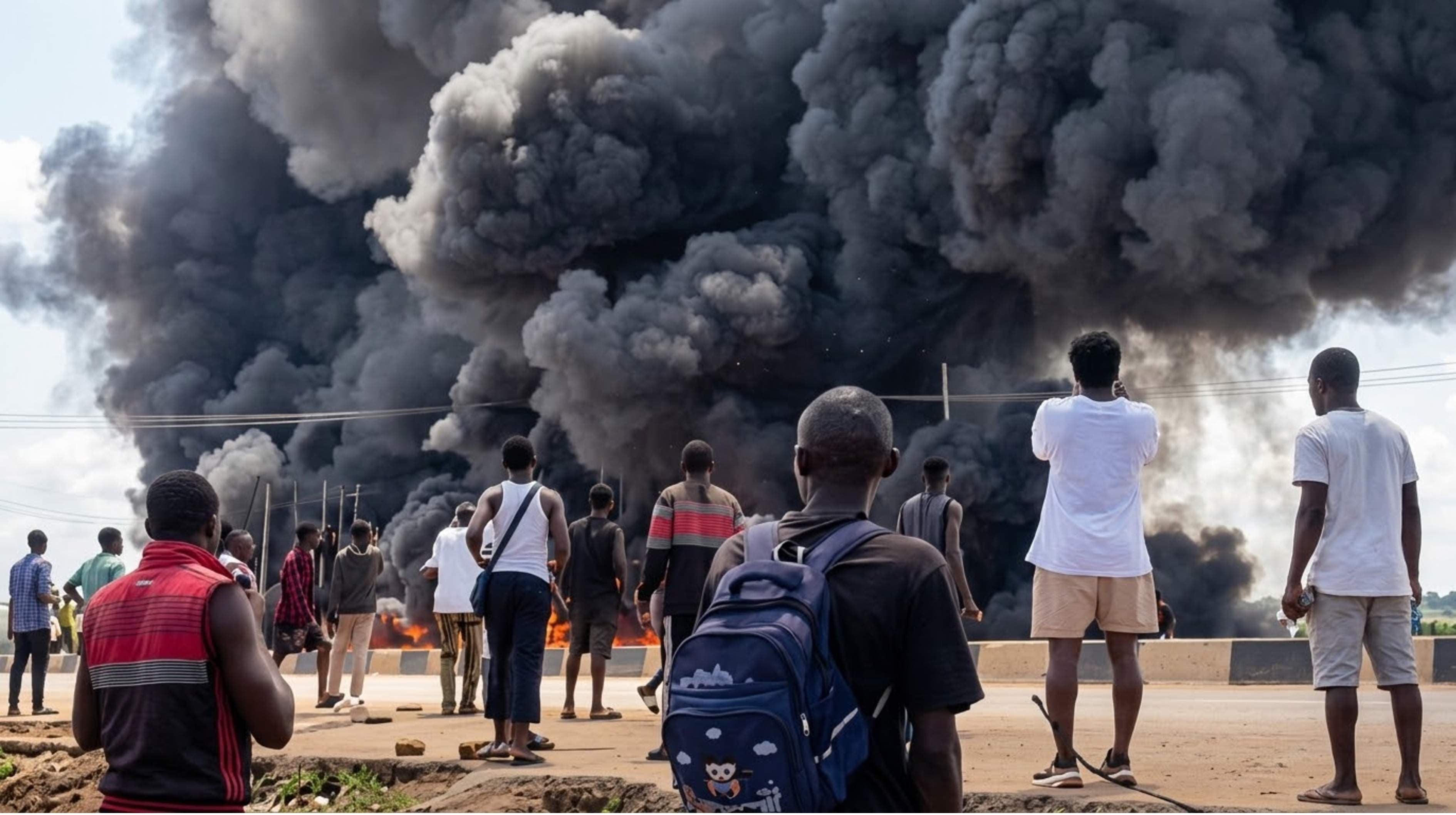 UPDATE: 8 Injured, Shops Razed as Petrol Tanker Explodes at Oluku Market In Benin - Police Confirm