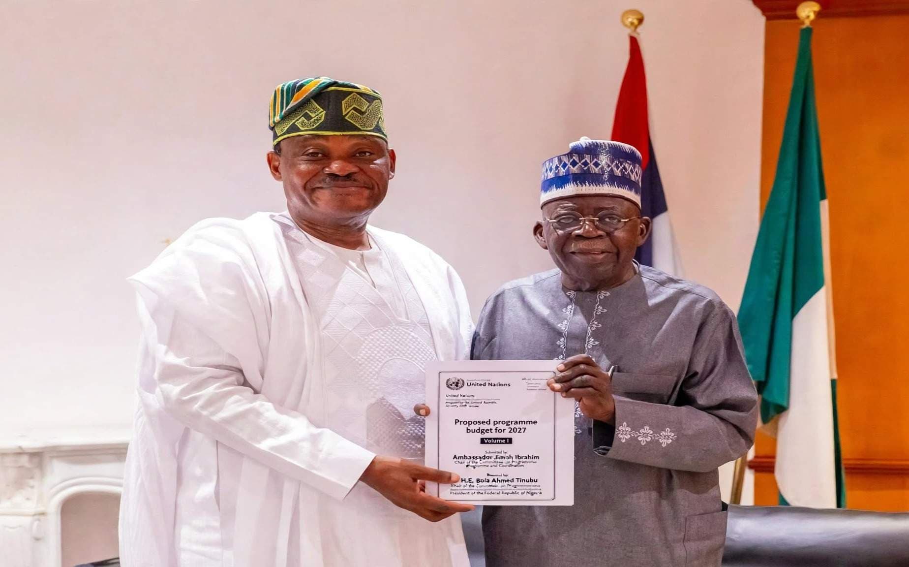 First in 66 Years: Tinubu Receives Proposed $14bn UN Budget